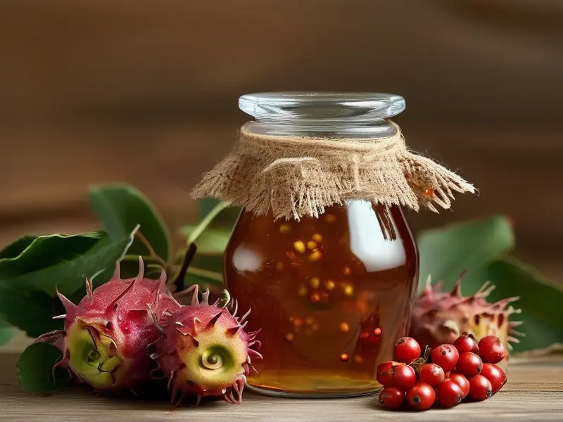 毛刺梨泡酒制作过程展示