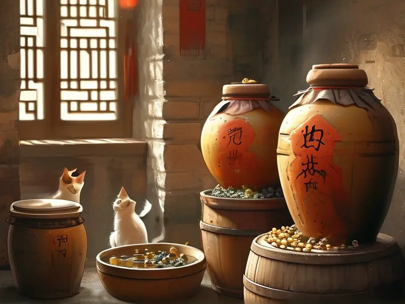 猫酒制作过程展示