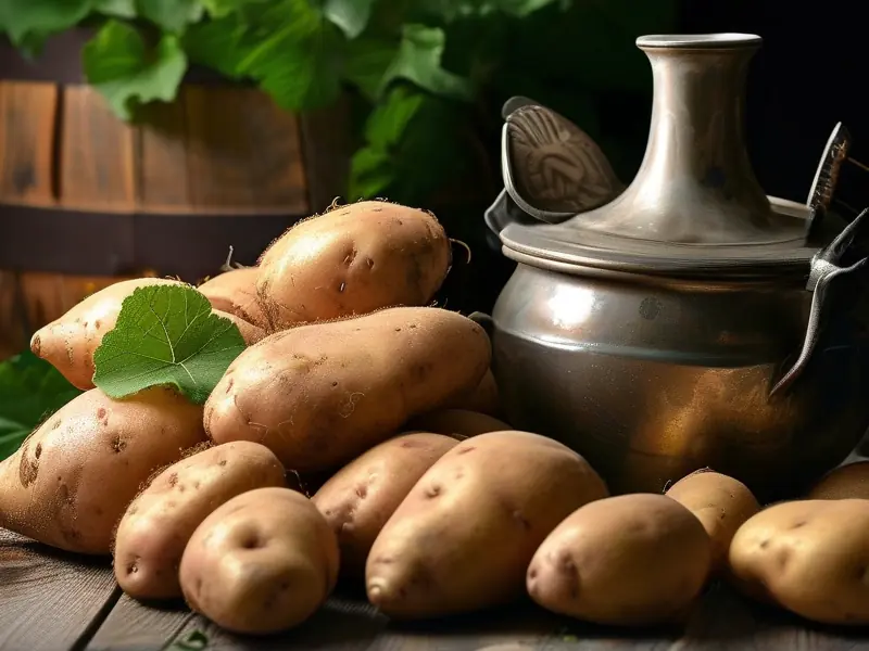 毛薯酒制作过程展示