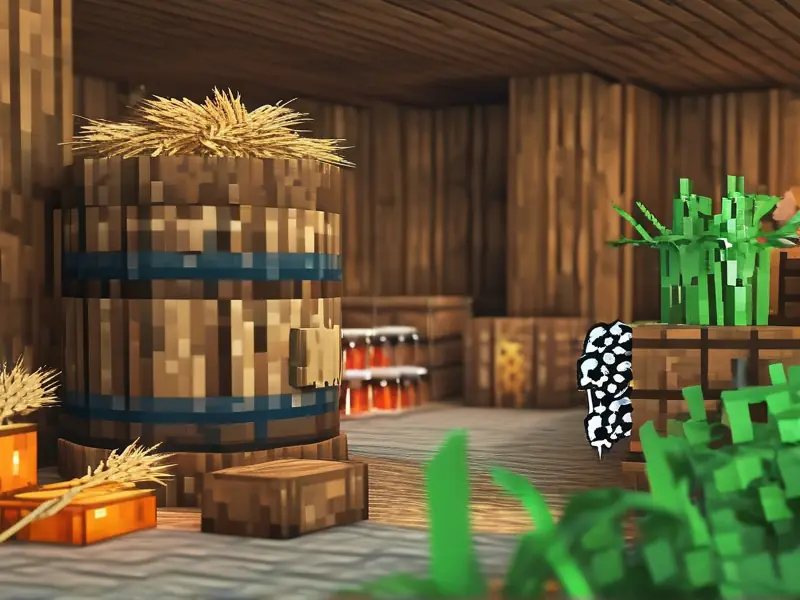 mc酿酒桶使用场景