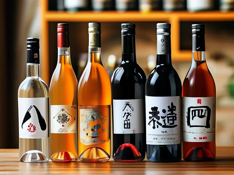 勾兑酒与酿造酒生产工艺对比示意图