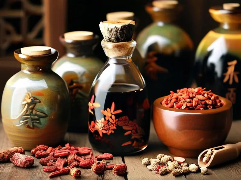 传统中药泡酒展示