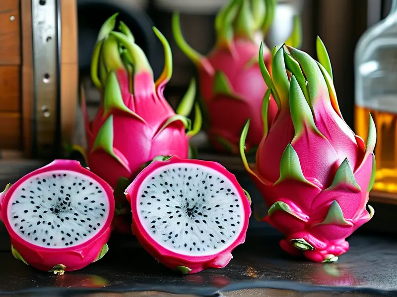 家庭自制火龙果酒原料准备过程实拍图