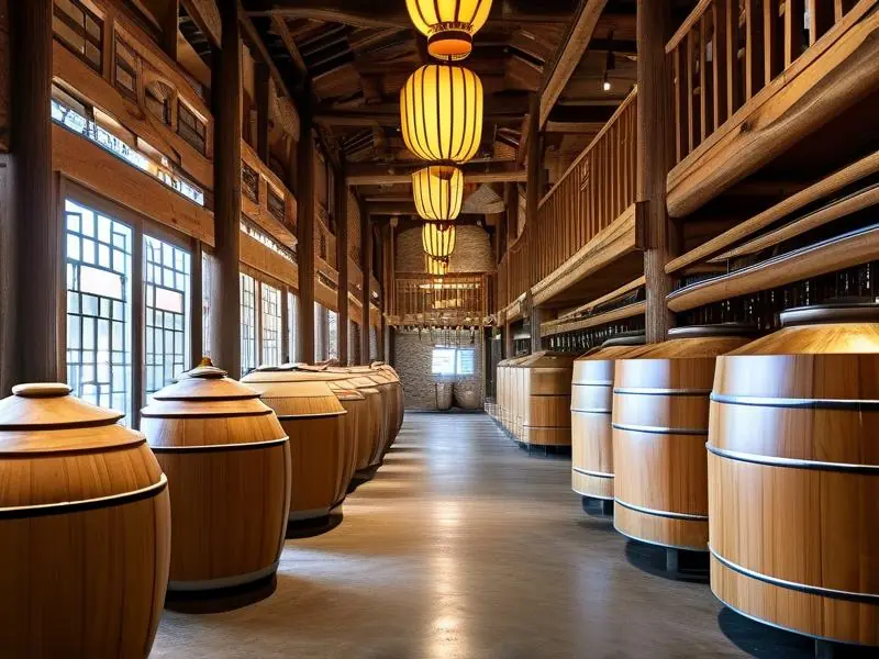传统中国酿酒工艺展示