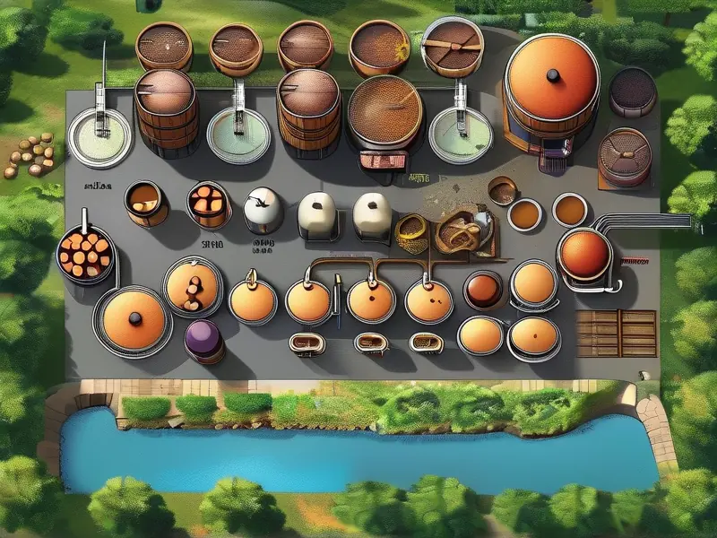 酿酒的主要过程示意图