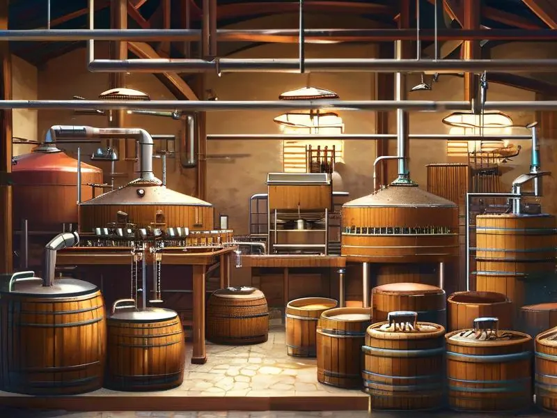 酿酒过程高清图片展示