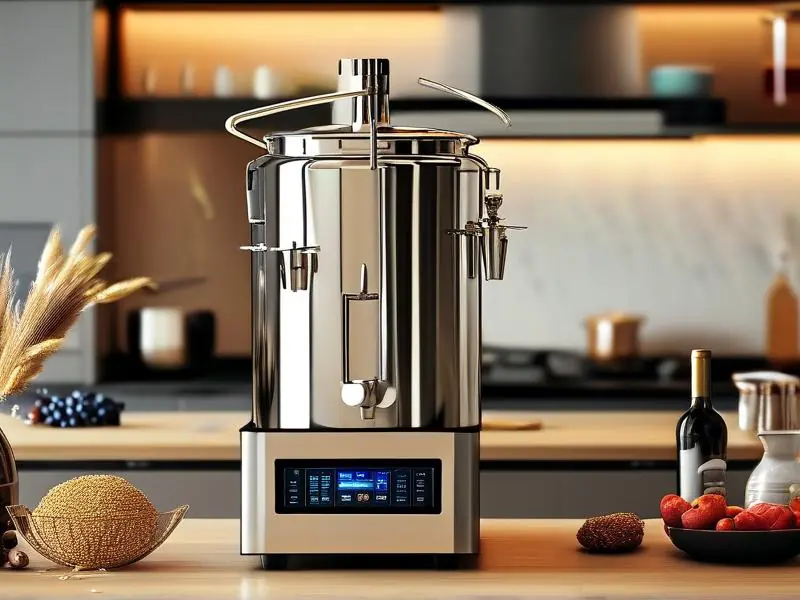 家用不锈钢酿酒机器设备展示