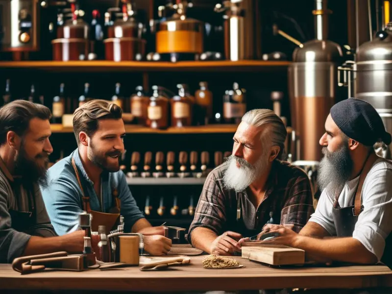 酿酒技术论坛讨论场景
