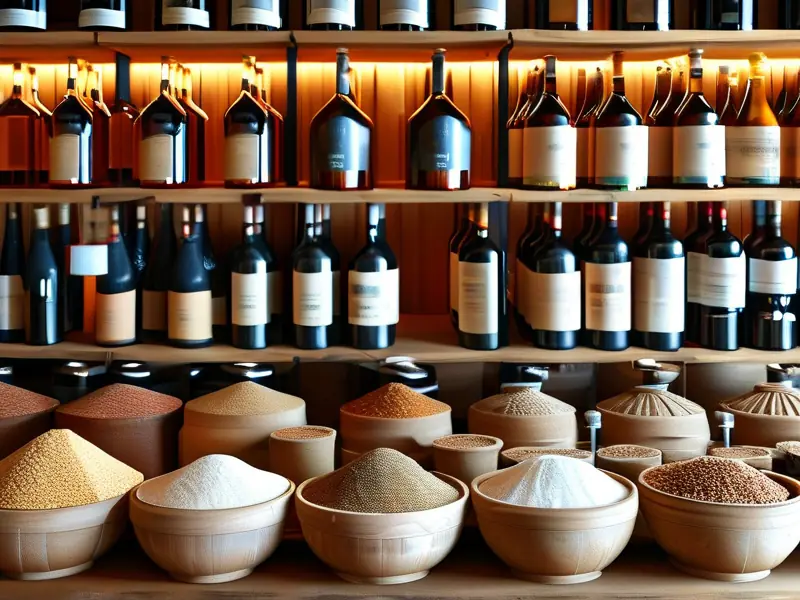 酿酒酒曲批发市场展示