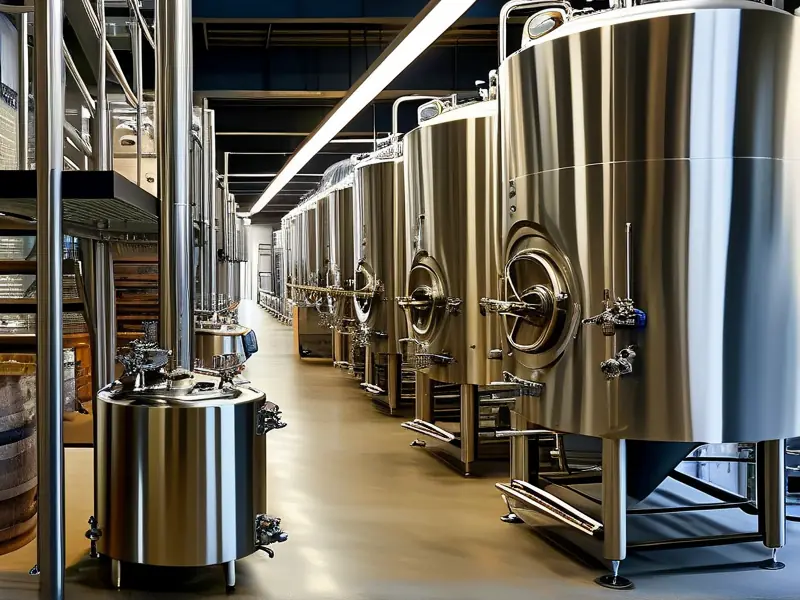 现代酿酒设备展示图