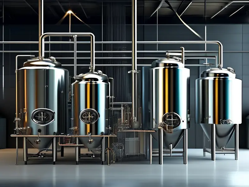 酿酒设备展示图