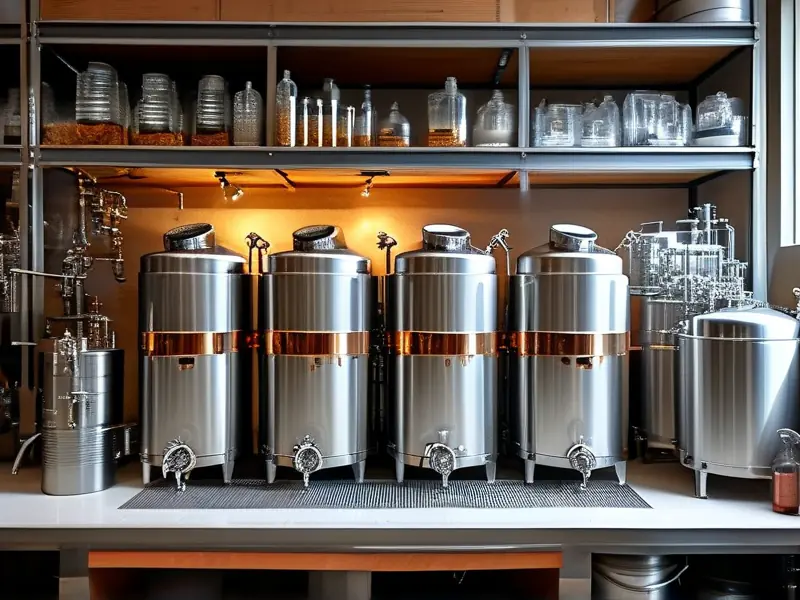 白酒酿造设备展示图