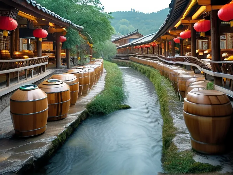 传统白酒酿造中使用的水源