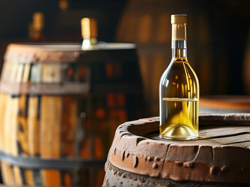 陶缸陈化中的优质白酒