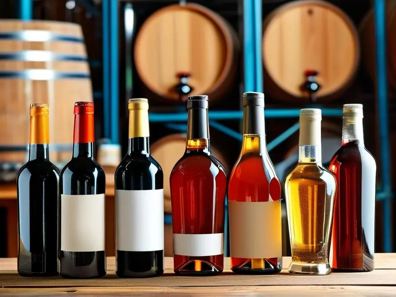 多种酿造酒分类展示图