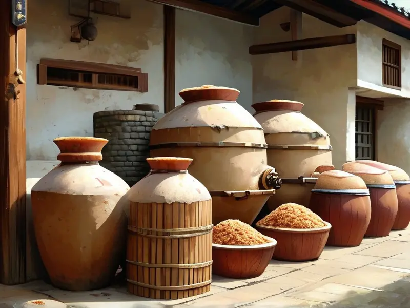 传统酿造料酒制作过程展示