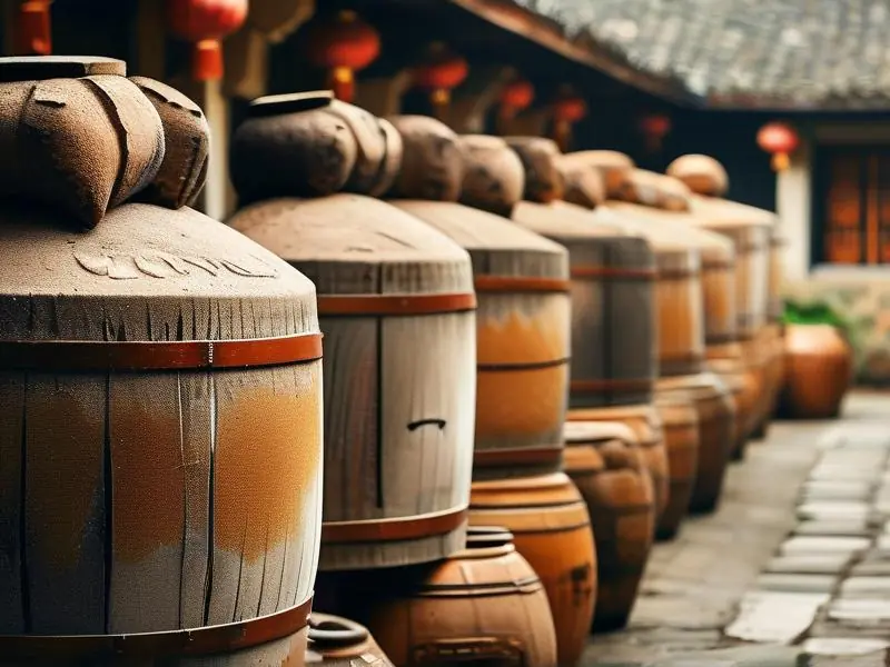 传统米酒酿造工艺展示