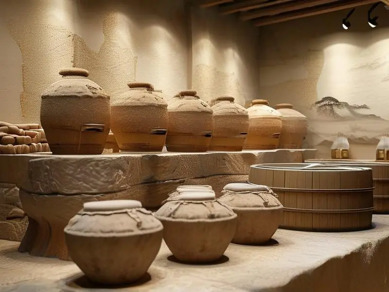 传统白酒酿制工艺流程示意图