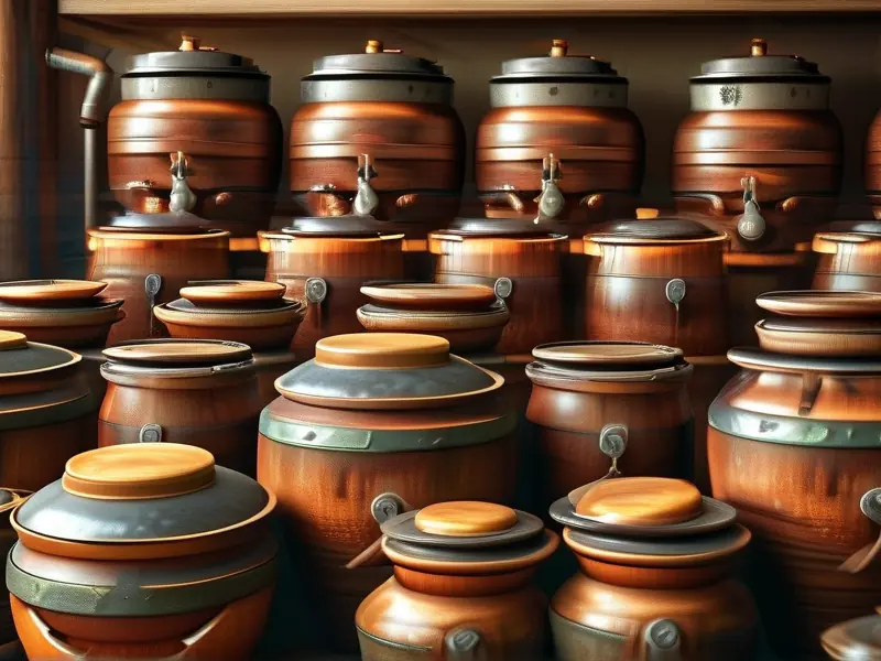 中国传统白酒酿制工艺流程展示