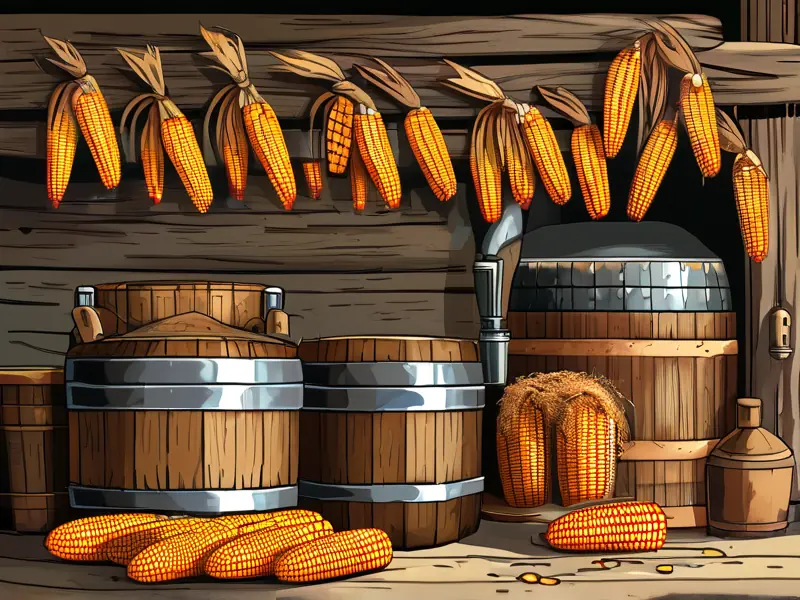 农村传统玉米酿酒方法图解