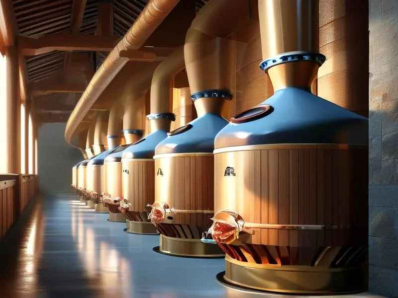 浓香型白酒酿造工艺流程图