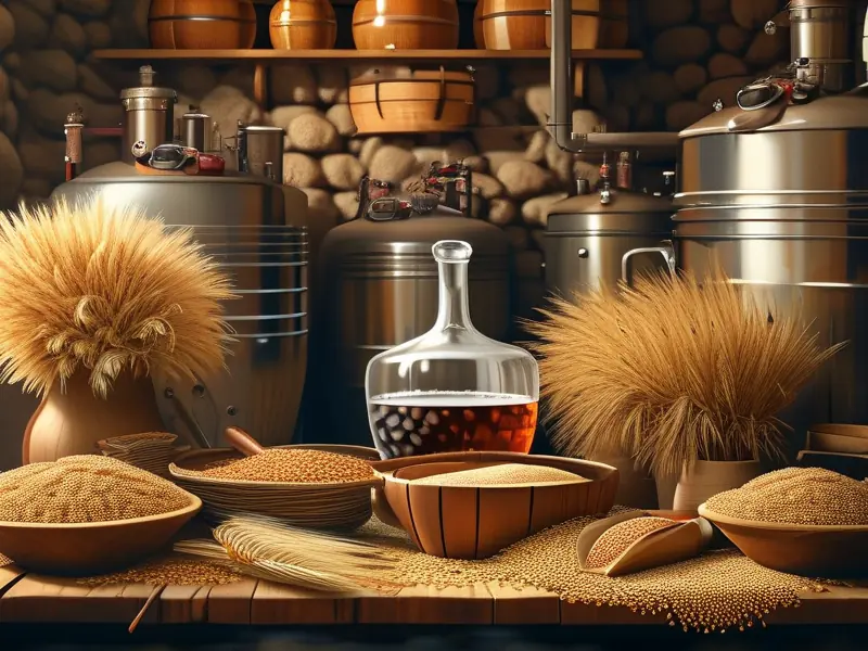 浓香型白酒制作过程实拍