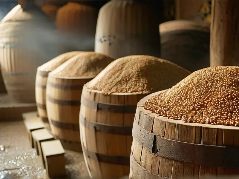 糯米白酒酿造过程展示