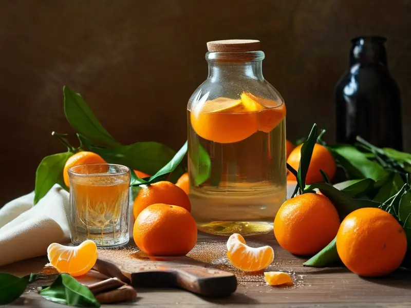 泡橘子酒的制作材料与步骤