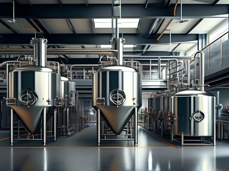 品牌大型酿酒设备生产现场实景图