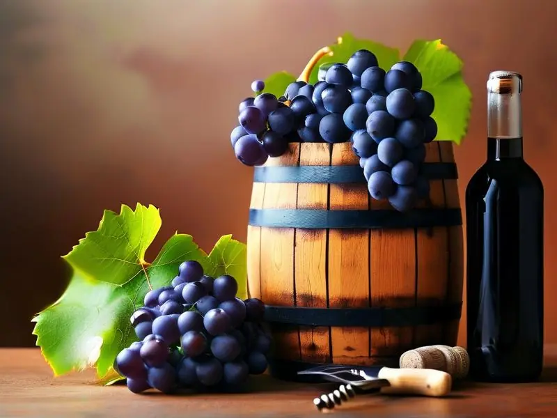 葡萄果酒制作过程展示图