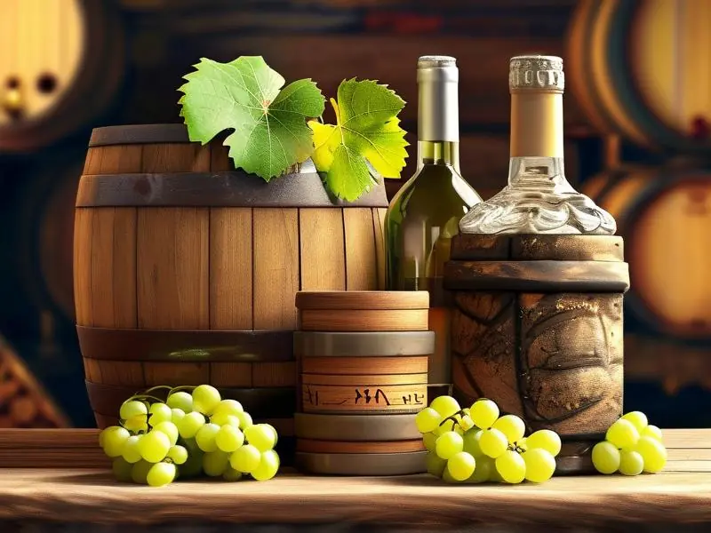 葡萄酿白酒的过程与工具展示