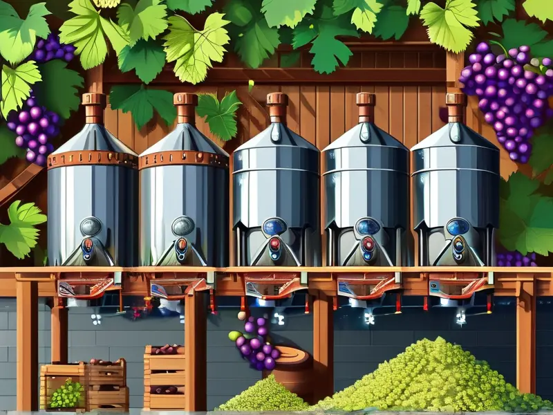 葡萄酒酿制过程详解图