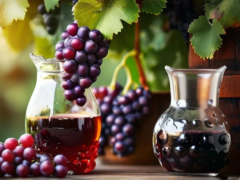 家庭葡萄酒制作过程展示