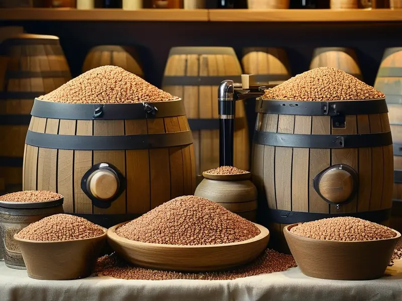 荞麦酿酒过程展示