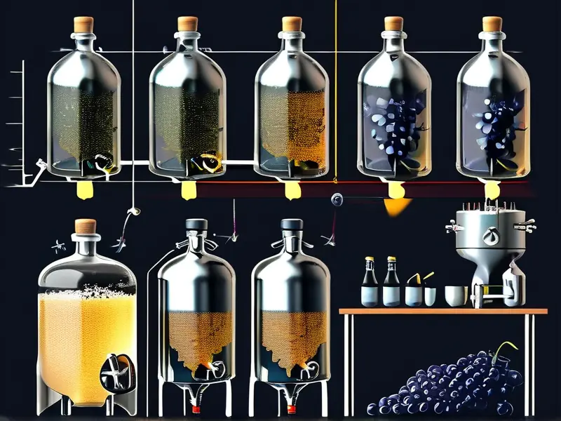 起泡酒家庭酿造设备与原料展示