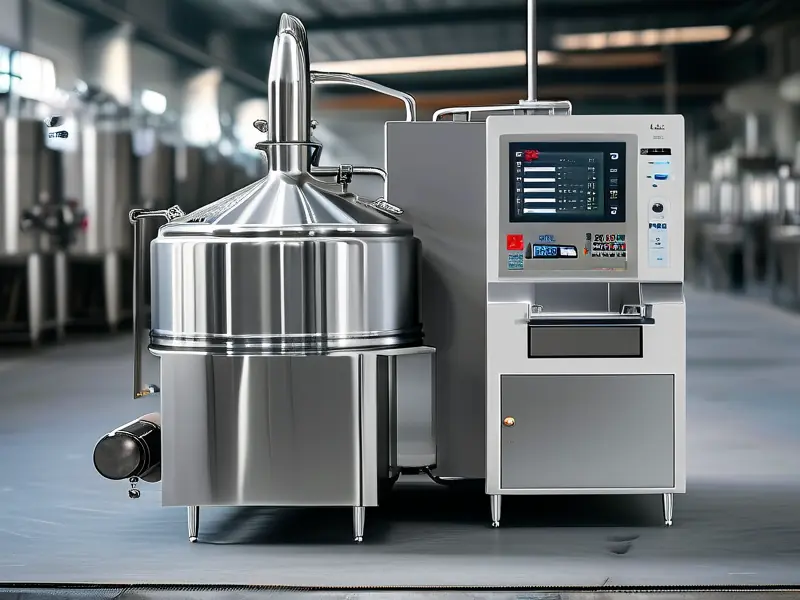 全自动白酒酿酒机器工作场景实拍图