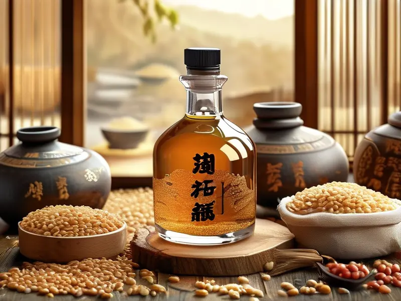 纯粮食酒与勾兑酒对比图