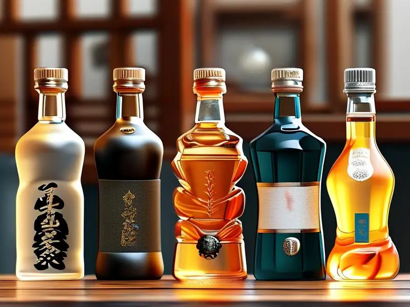 纯粮食白酒与勾兑酒对比图