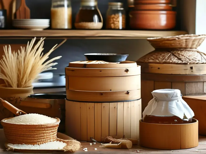 家庭自制米酒步骤展示