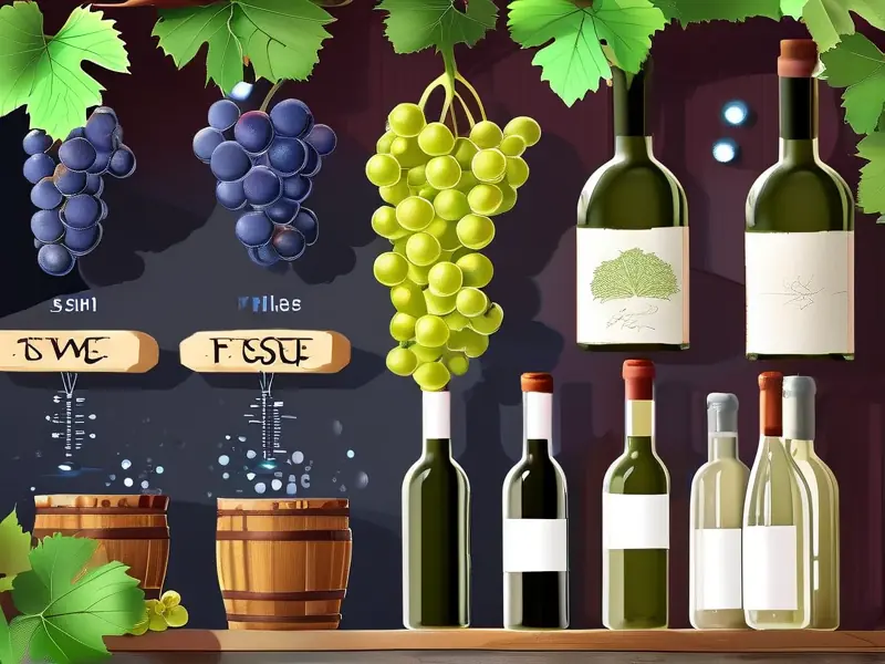 家庭自制葡萄酒制作过程示意图