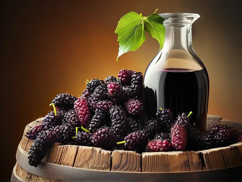 桑葚酿酒过程展示