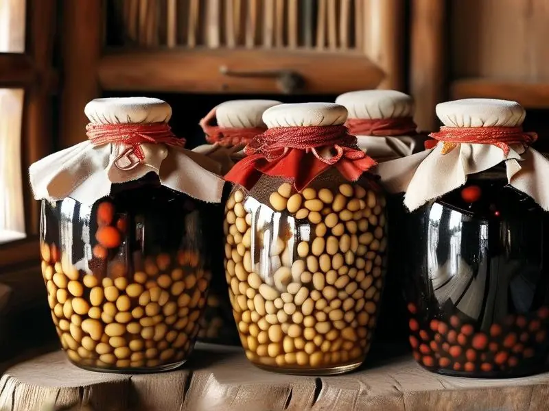 三乌酒泡制原料与容器展示图