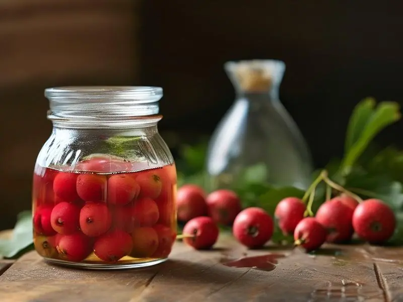 山楂泡酒制作过程展示