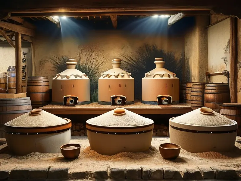 传统烧酒酿造工艺流程实拍图