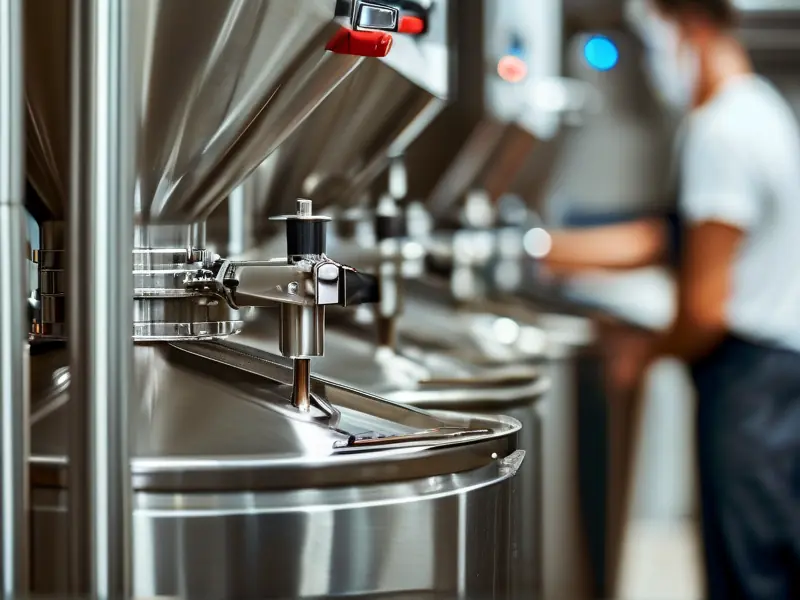 南楼山酿酒技术网展示的现代化酿酒设备生产线