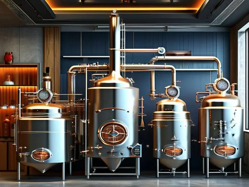 生料酿酒设备展示图