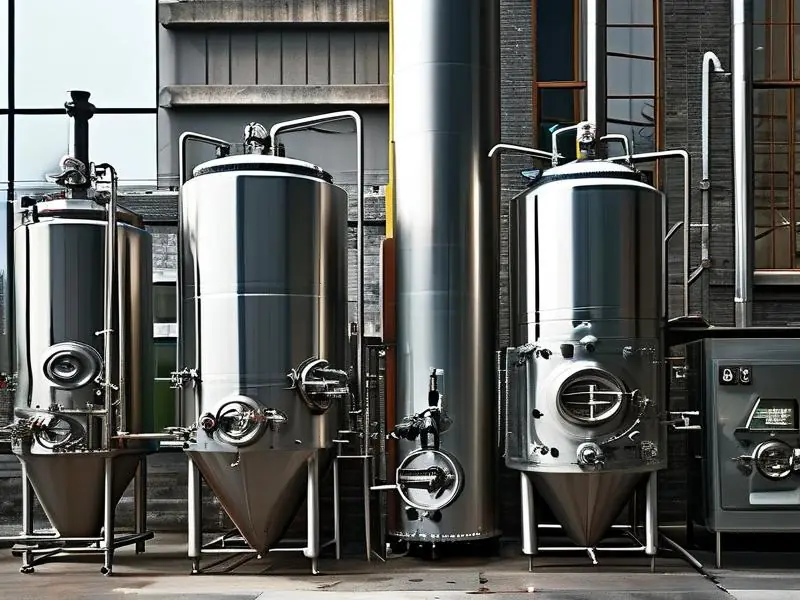 石家庄公营酿酒集团厂房外景及酿酒过程