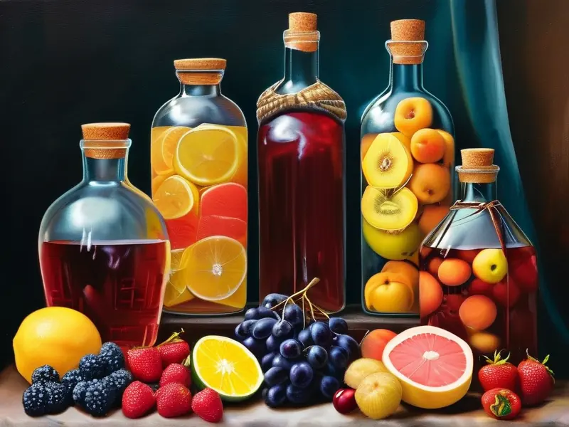 水果酒制作过程展示