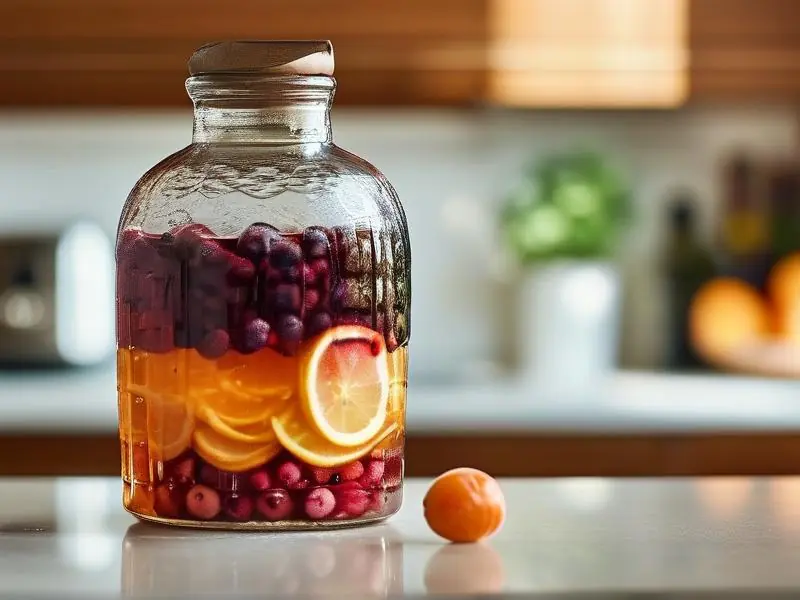 家庭自酿水果酒原料准备与装罐过程