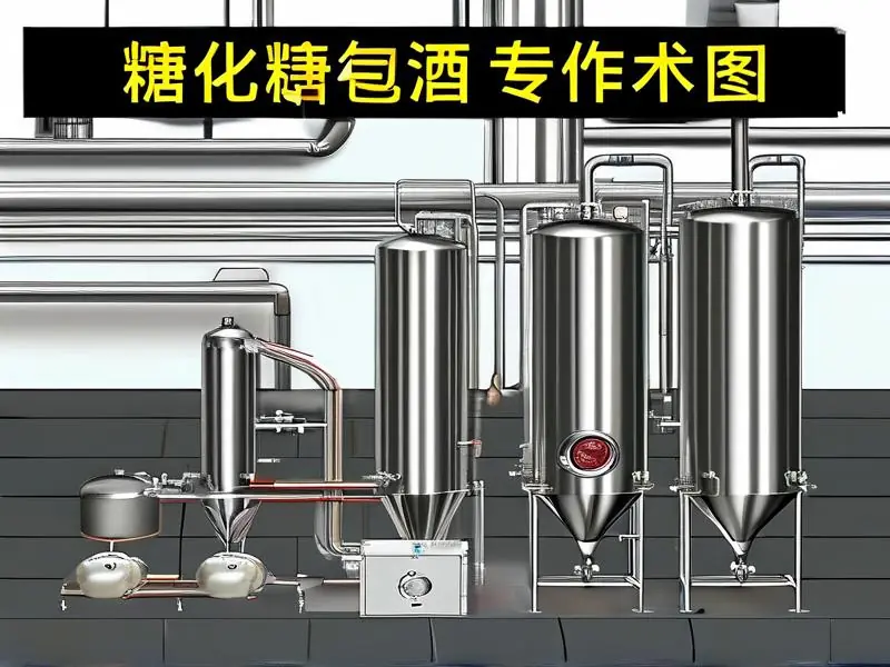 糖化酶酿酒专用技术操作流程图